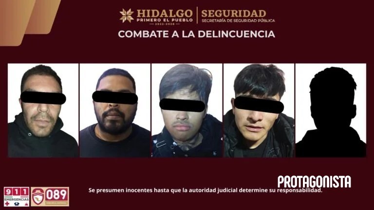 Desarticulan dos puntos de venta de droga en Tolcayuca, Hidalgo: cinco detenidos